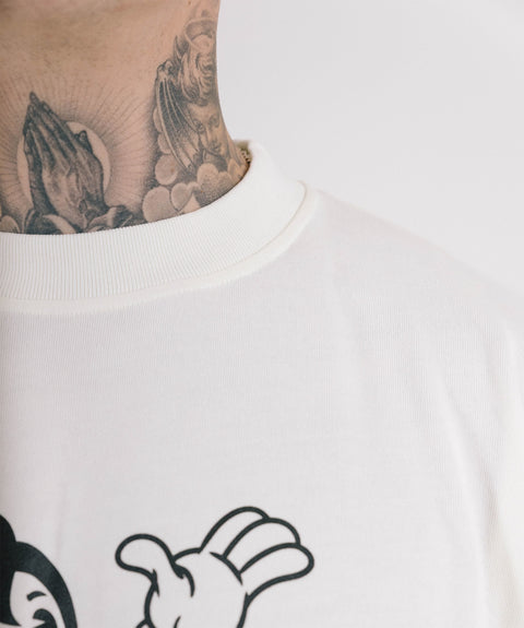 'DOPE ROBBIE' T-SHIRT - VINTAGE WHITE