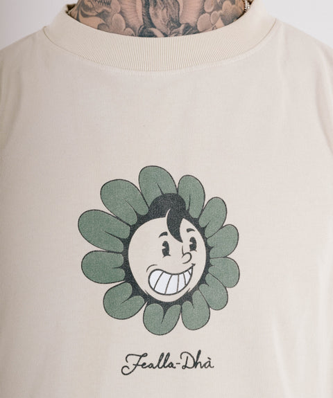 'FLÙR' T-SHIRT - BONE WHITE