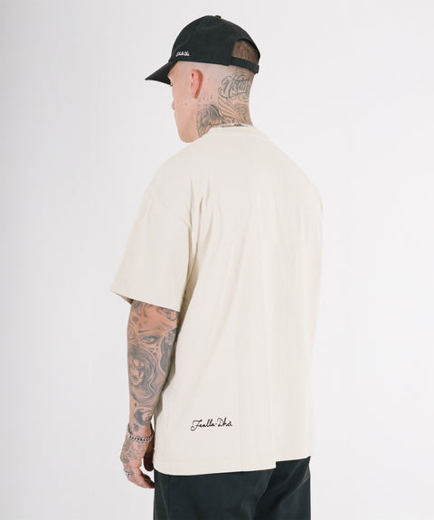 'FLÙR' T-SHIRT - BONE WHITE