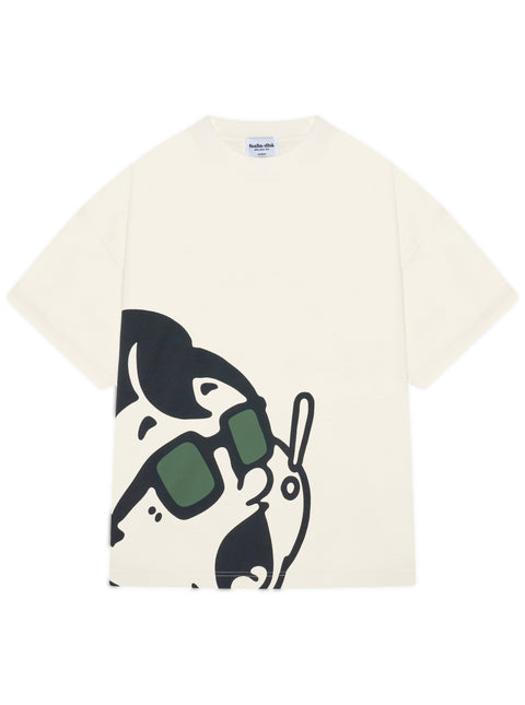 'Oi!' T-SHIRT - OFF WHITE