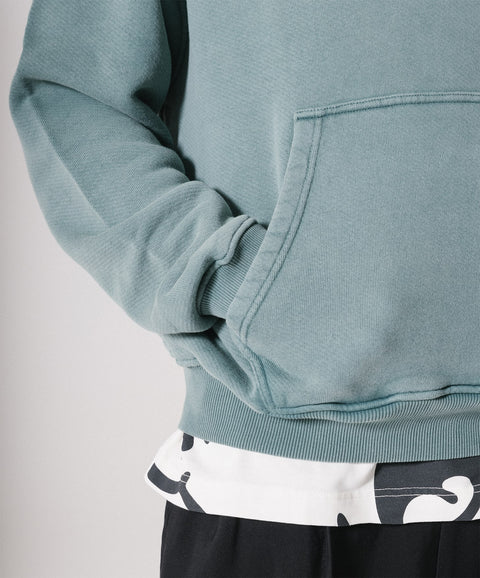 'ROBBIE!' HOODIE - VINTAGE GREEN