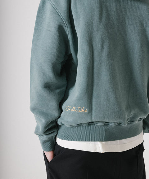 'ROBBIE!' HOODIE - VINTAGE GREEN