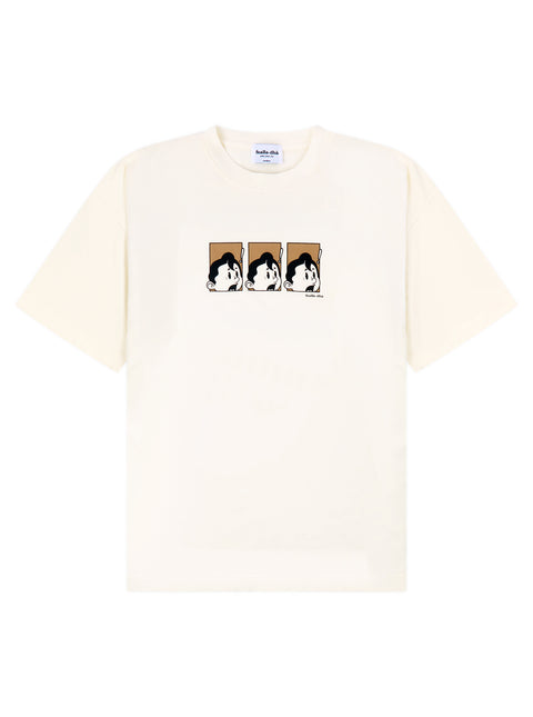 'YIKES!' T-SHIRT - OFF WHITE