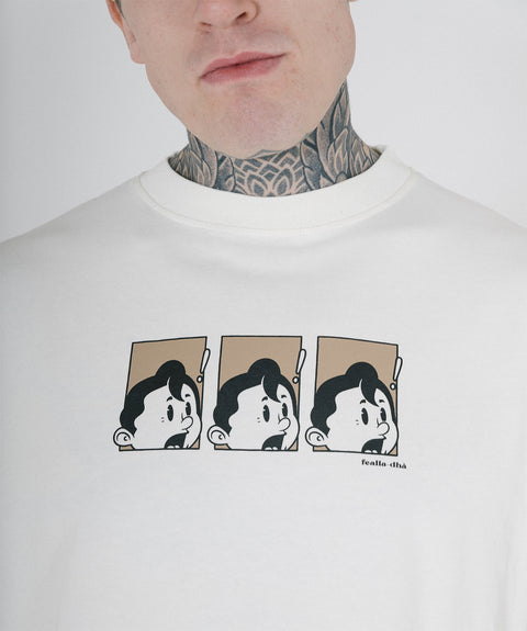 'YIKES!' T-SHIRT - OFF WHITE