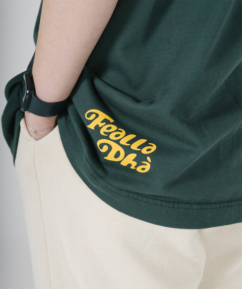 'ZOINKS' T-SHIRT - FOREST GREEN