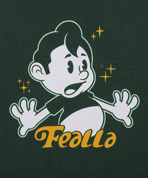 'ZOINKS' T-SHIRT - FOREST GREEN