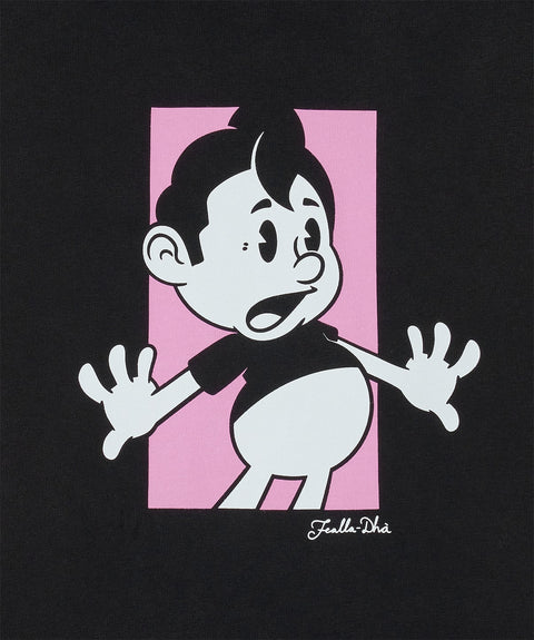 'ZOINKS' T-SHIRT - WASHED BLACK