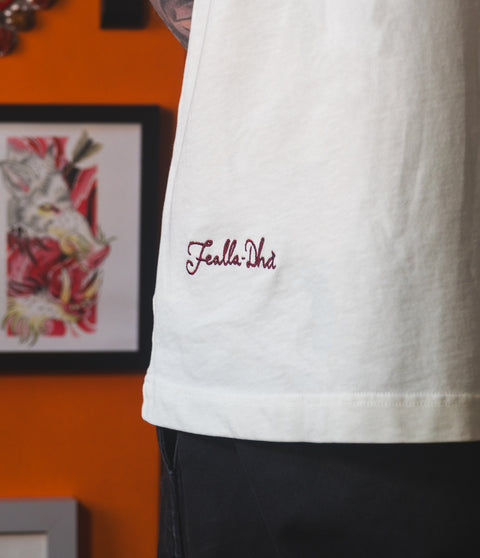 'HUHH??' T-SHIRT - OFF WHITE