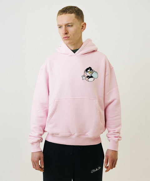 'BUBBLEGUM' HOODIE - PASTEL PINK