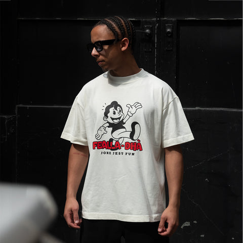 'DOPE ROBBIE' T-SHIRT - VINTAGE WHITE