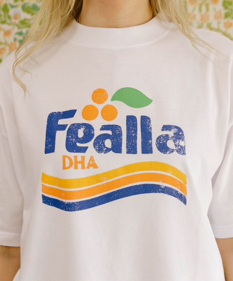 'FEANTA' T-SHIRT - FLAT WHITE