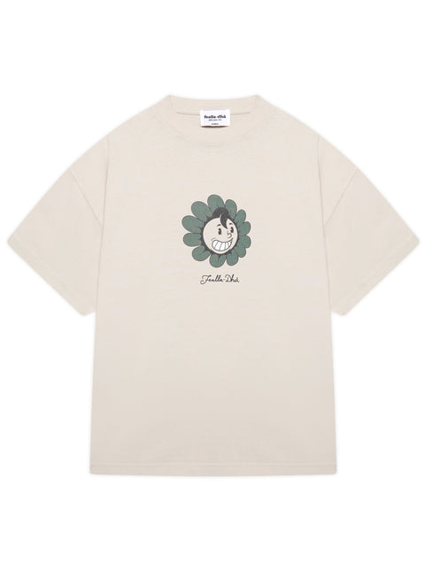 'FLÙR' T-SHIRT - BONE WHITE