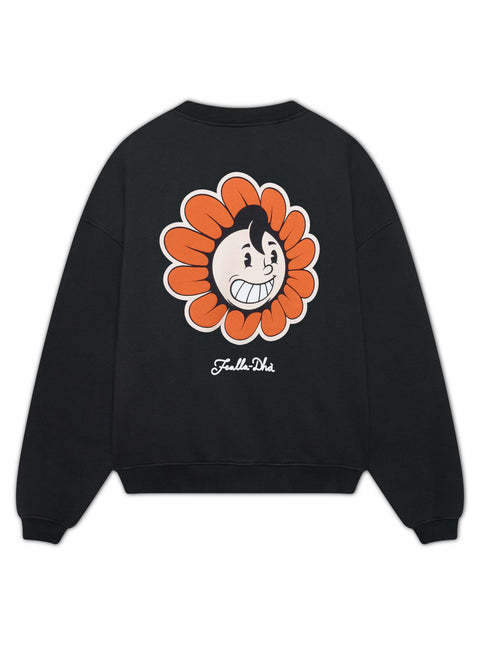 'FLÙR' SWEATSHIRT - MUTED BLACK