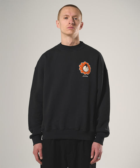 'FLÙR' SWEATSHIRT - MUTED BLACK