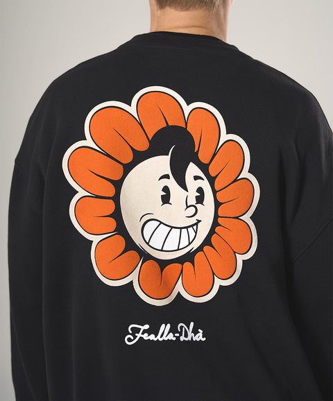 'FLÙR' SWEATSHIRT - MUTED BLACK