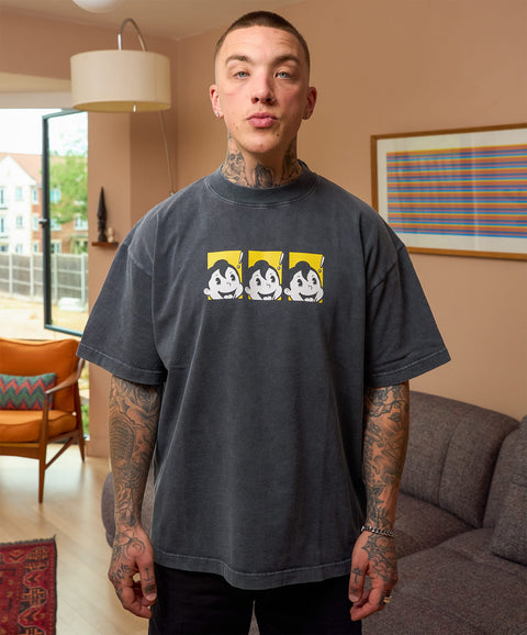 'OG ROBBIE!' T-SHIRT - VINTAGE GREY