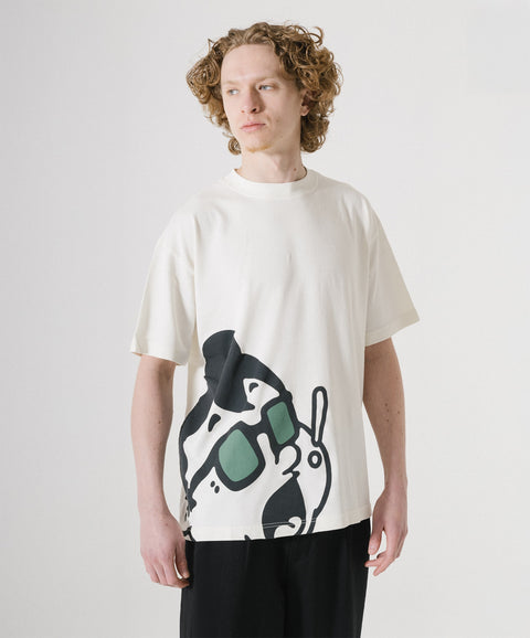'Oi!' T-SHIRT - OFF WHITE
