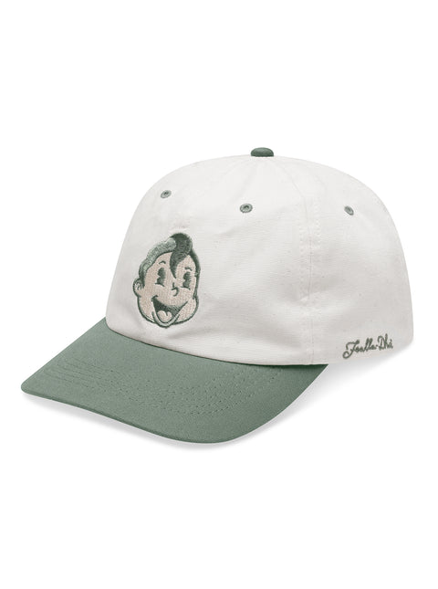 'CAP ME IF YOU CAN!' DAD CAP - SAGE GREEN/OFF WHITE