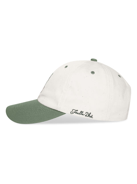 'CAP ME IF YOU CAN!' DAD CAP - SAGE GREEN/OFF WHITE