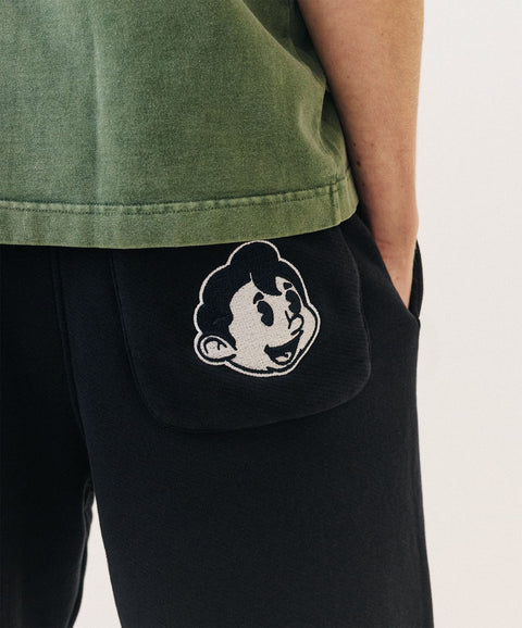 'ROBBIE!' SWEATPANTS - MUTED BLACK