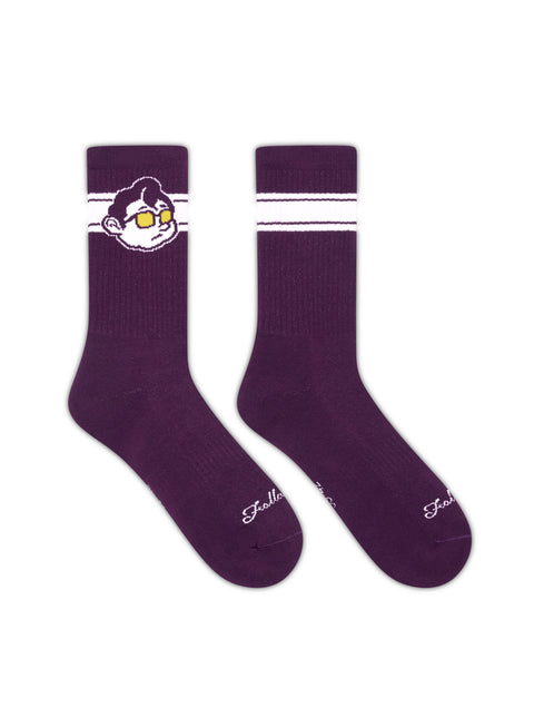 'ROBBIE' SOCKS - PURPLE