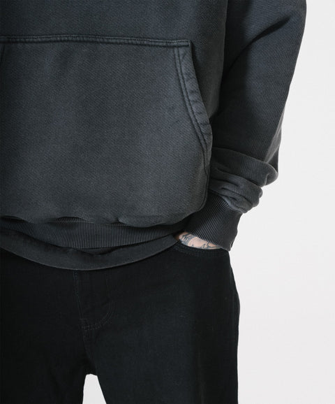 'ROBBIE!' HOODIE - VINTAGE BLACK