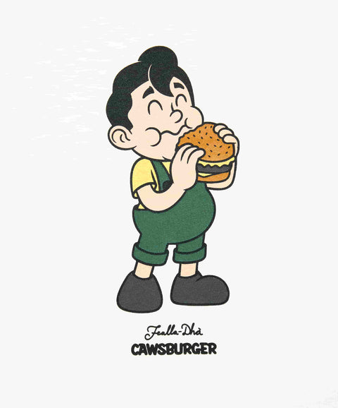 'ROBBIE WITH CHEESE' T-SHIRT - OFF WHITE