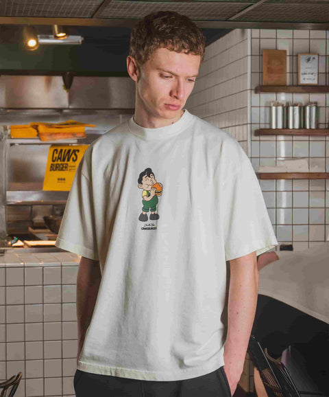 'ROBBIE WITH CHEESE' T-SHIRT - OFF WHITE