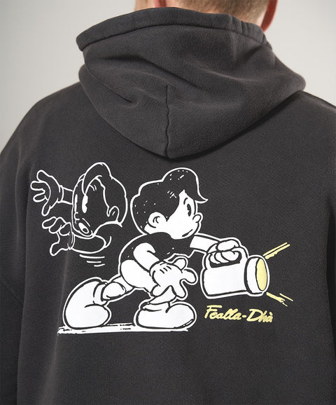 'SPOOKY' HOODIE - VINTAGE BLACK