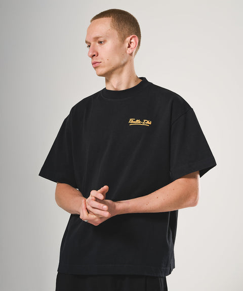 'SPOOKY' T-SHIRT - FLAT BLACK (HEAVYWEIGHT)