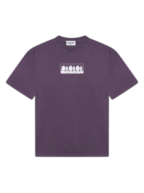'TOO DOPE' T-SHIRT - WASHED PURPLE