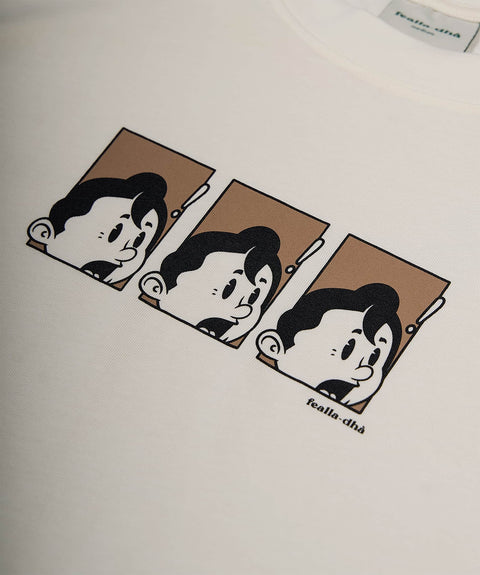 'YIKES!' T-SHIRT - OFF WHITE
