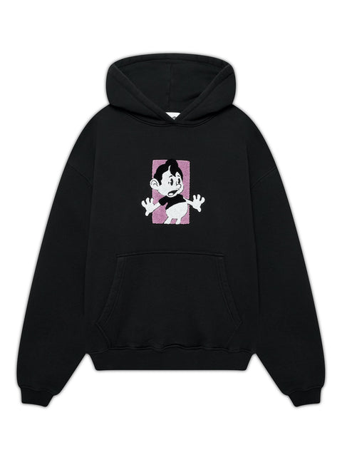 'ZOINKS' HOODIE - MUTED BLACK