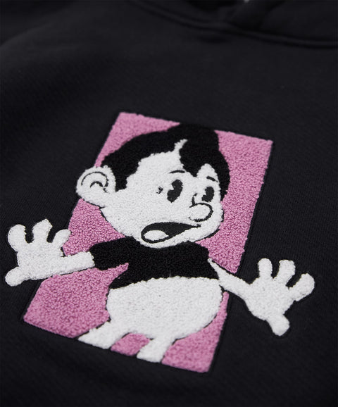 'ZOINKS' HOODIE - MUTED BLACK