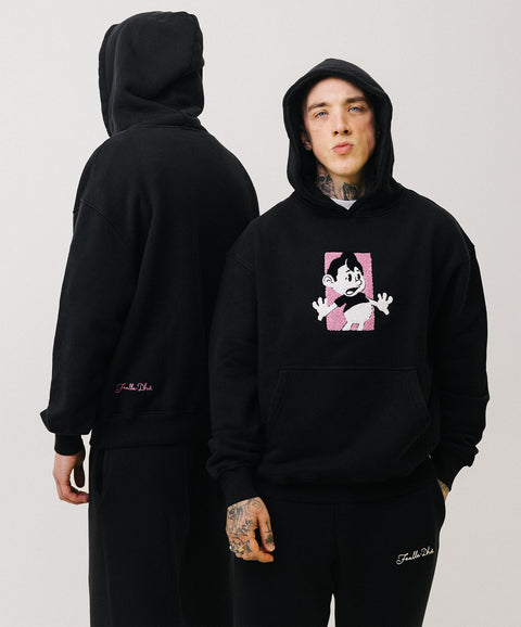 'ZOINKS' HOODIE - MUTED BLACK