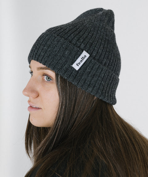 'BABY ALPACA' BEANIE - GREY