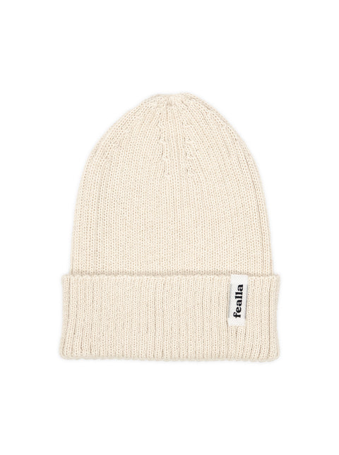 'BABY ALPACA' BEANIE - OFF WHITE