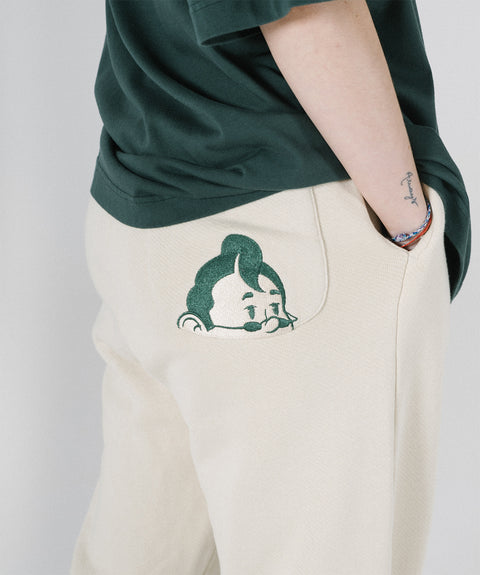 'TOO DOPE' SWEATPANTS - OFF WHITE