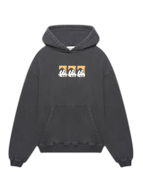 'ROBBIE!' HOODIE - VINTAGE BLACK